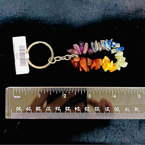 Chakra keychain with stone chips - Picture 2 of 6